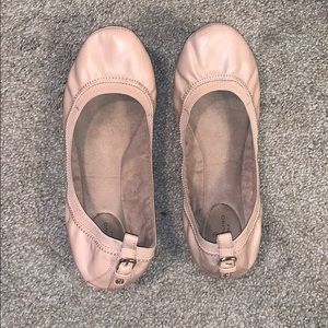 BLUSH BALLET FLATS - WORN ONCE - SIZE 9.5